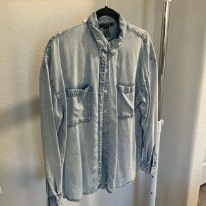 Forever 21 Lt. Blue Chambray Shirt